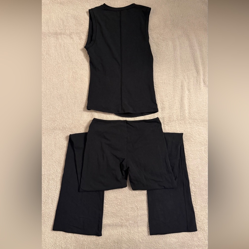 SKIMS - Valentines Heart Cotton Blend Jersey Set Small Top & XS Pants - Picture 8 of 11